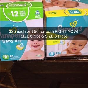 DIAPERS(PAMPERS BRAND)